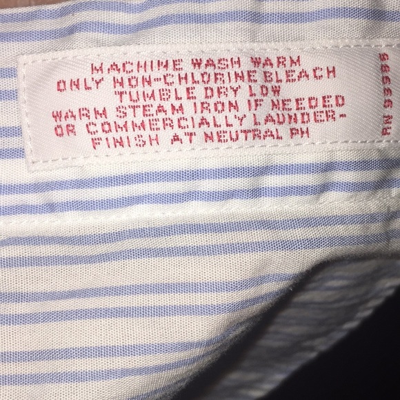 Men’s Aroors Brothers Short-Sleeve Button Down Shirt Size 17 1/2 - Picture 7 of 8